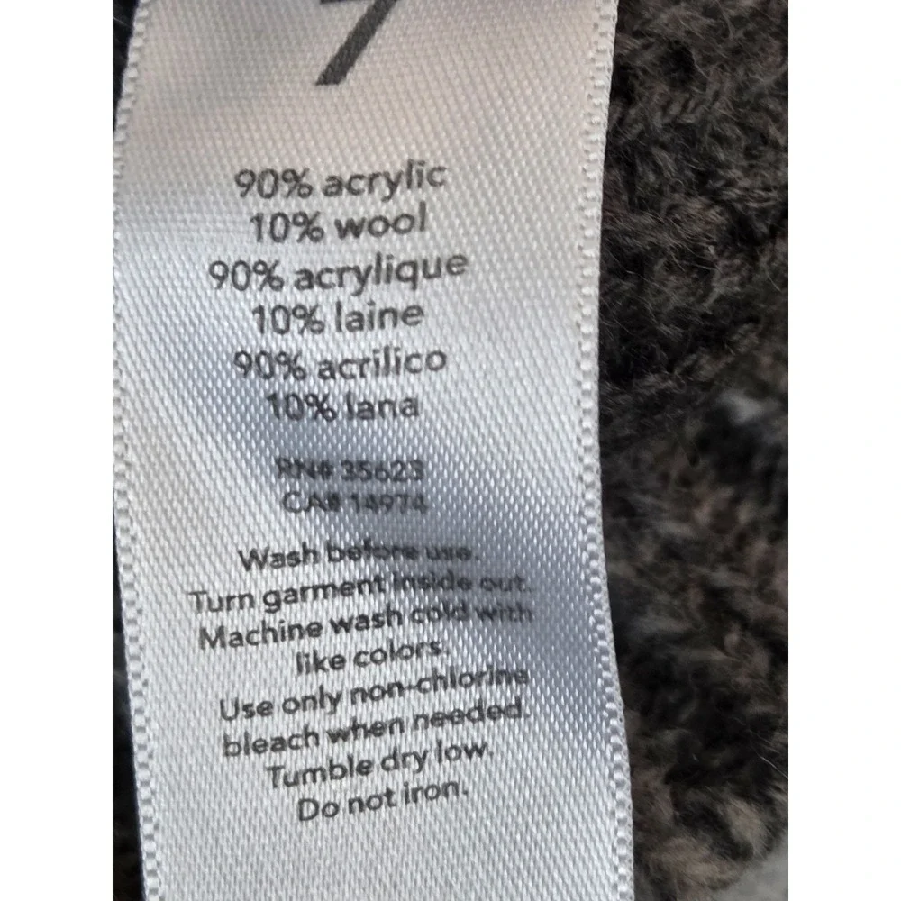 Carters Boys 7 Gray Fair Isle‎ Nordic Button Cardigan Sweater Wool Grandpa Dad